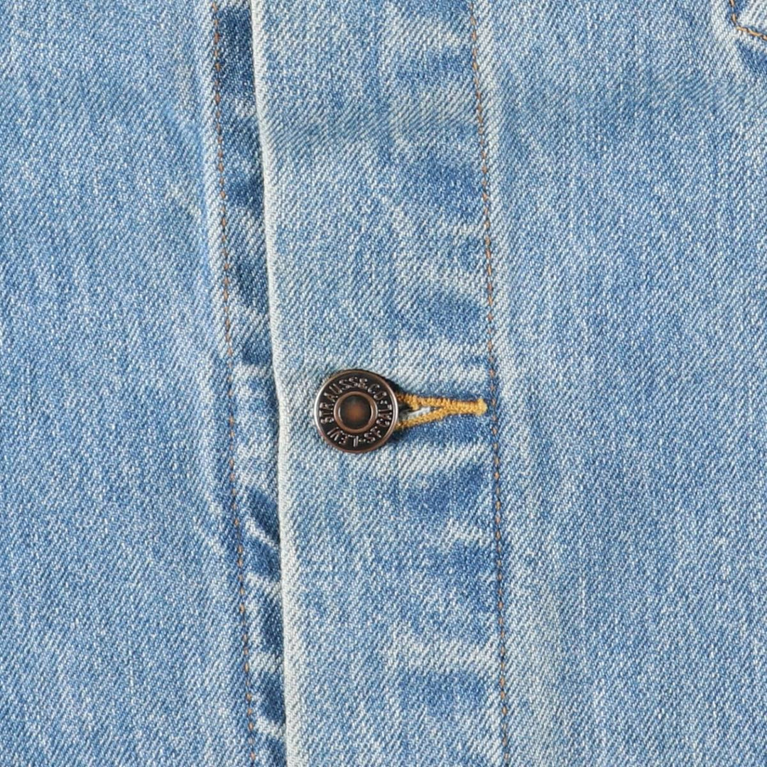 Levi's denim jacket, denim jacket, men's size L cotton blue type Vintage Second Hand