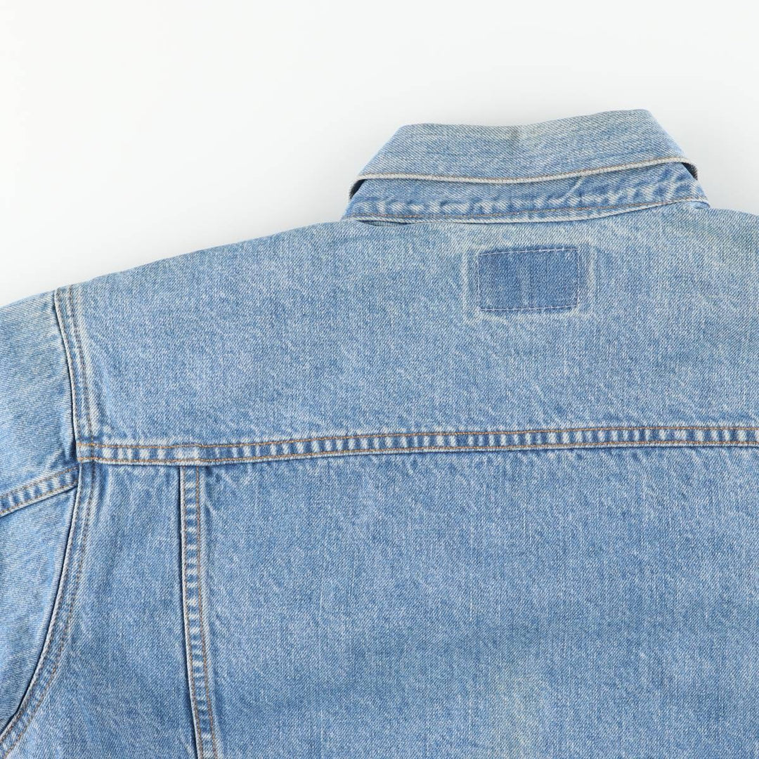 Levi's denim jacket, denim jacket, men's size L cotton blue type Vintage Second Hand