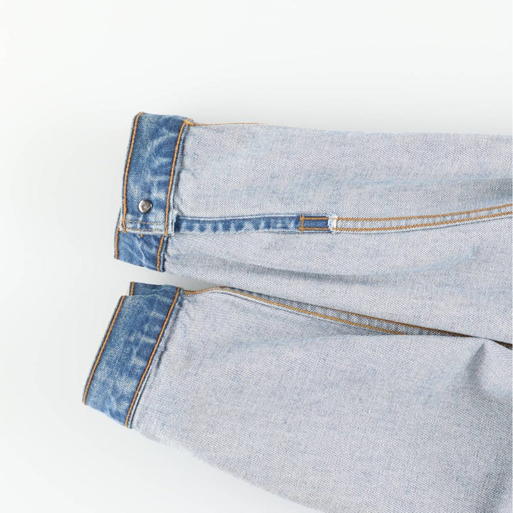Levi's denim jacket, denim jacket, men's size L cotton blue type Vintage Second Hand