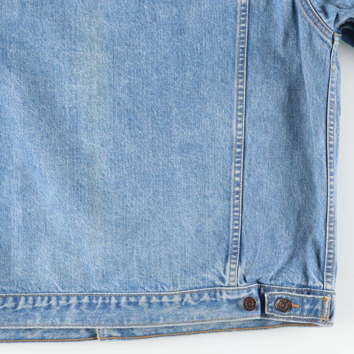 Levi's denim jacket, denim jacket, men's size L cotton blue type Vintage Second Hand