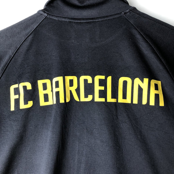 Nike LA LIGA FC BARCELONA Jersey Track Jacket Men's M polyester black type Vintage Second Hand