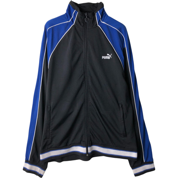 90s-00'S Vintage Puma Track Jacket, Men's Size Medium polyester black type Vintage Second Hand
