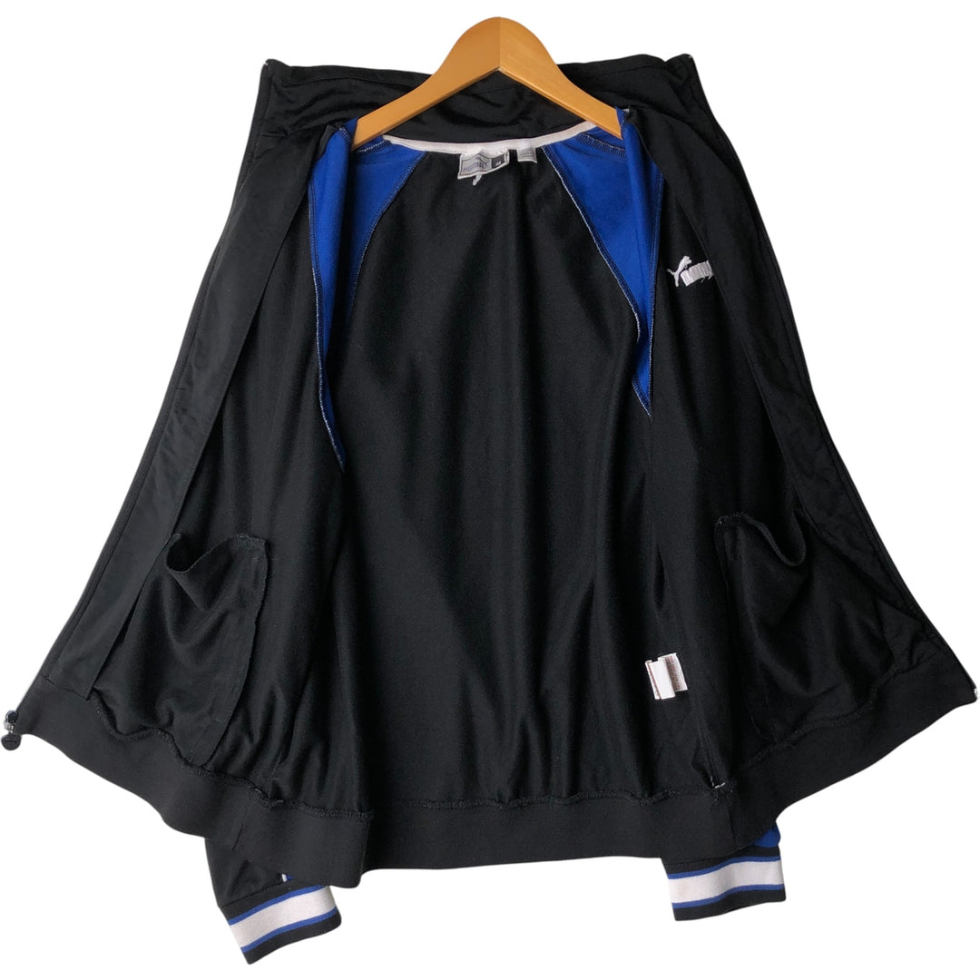 90s-00'S Vintage Puma Track Jacket, Men's Size Medium polyester black type Vintage Second Hand