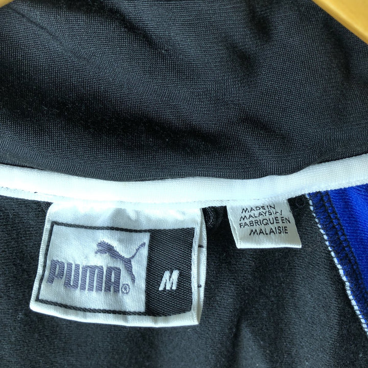 90s-00'S Vintage Puma Track Jacket, Men's Size Medium polyester black type Vintage Second Hand