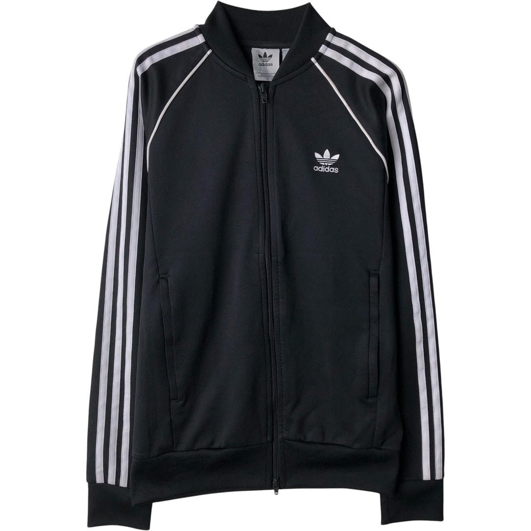 Adidas Originals Jersey Track Jacket Men's M recycled polyester black type Vintage Second Hand