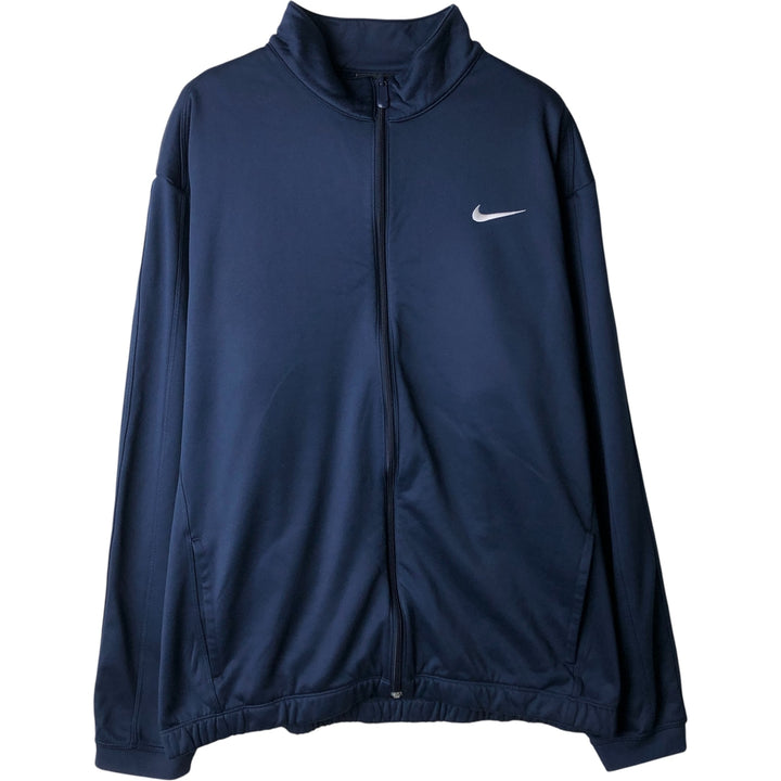 Nike THERMA-FIT Golf Track Jacket, Men's Size L polyester navy blue type Vintage Second Hand