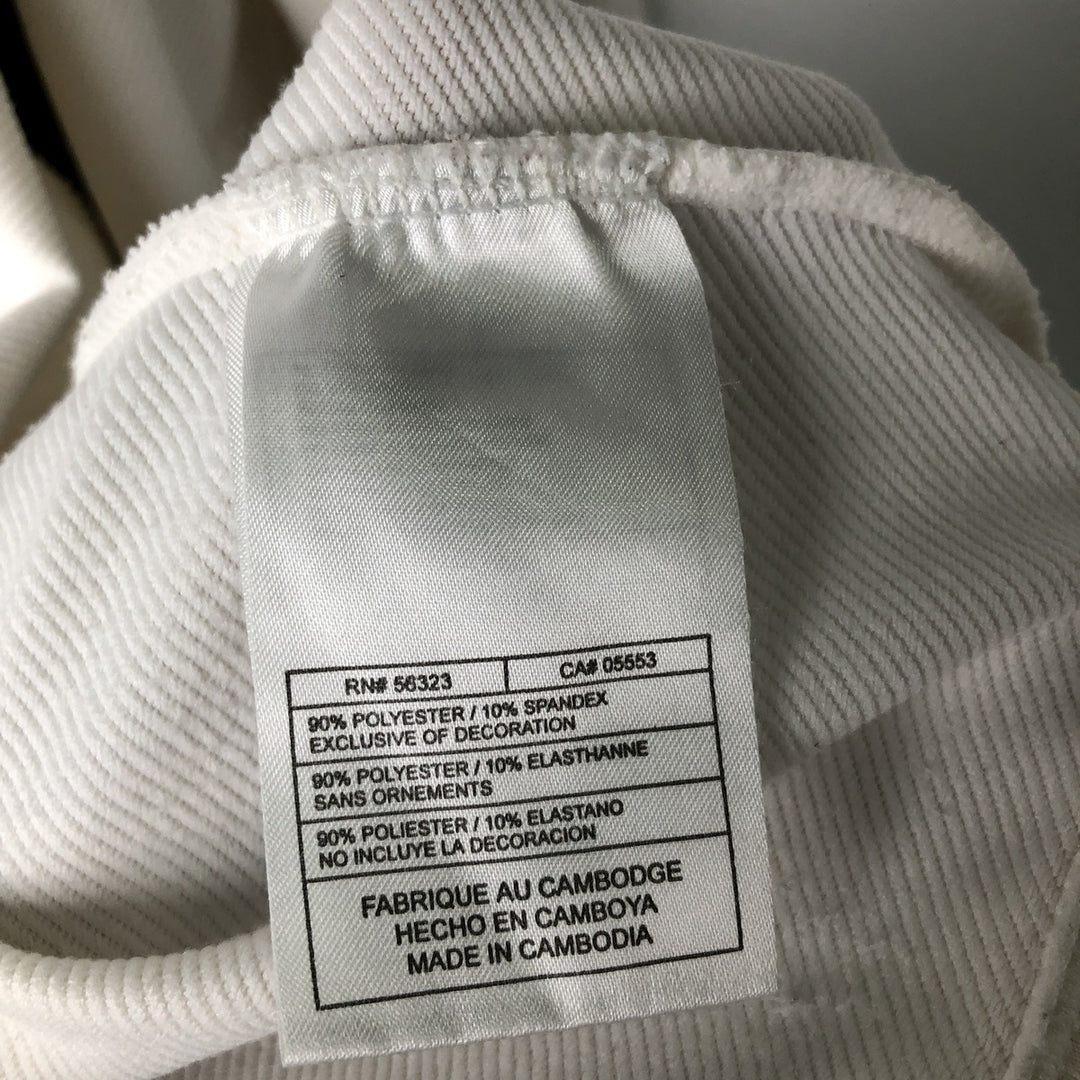 2000'S Nike Jersey Track Jacket, Women's, Size XL polyester pale white type Vintage Second Hand