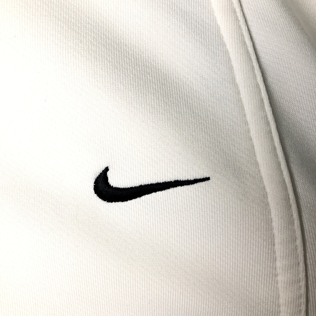 2000'S Nike Jersey Track Jacket, Women's, Size XL polyester pale white type Vintage Second Hand