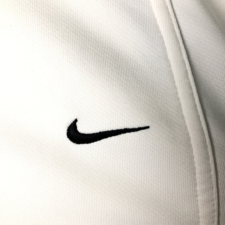 2000'S Nike Jersey Track Jacket, Women's, Size XL polyester pale white type Vintage Second Hand