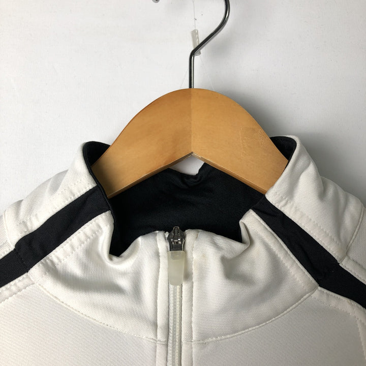 2000'S Nike Jersey Track Jacket, Women's, Size XL polyester pale white type Vintage Second Hand