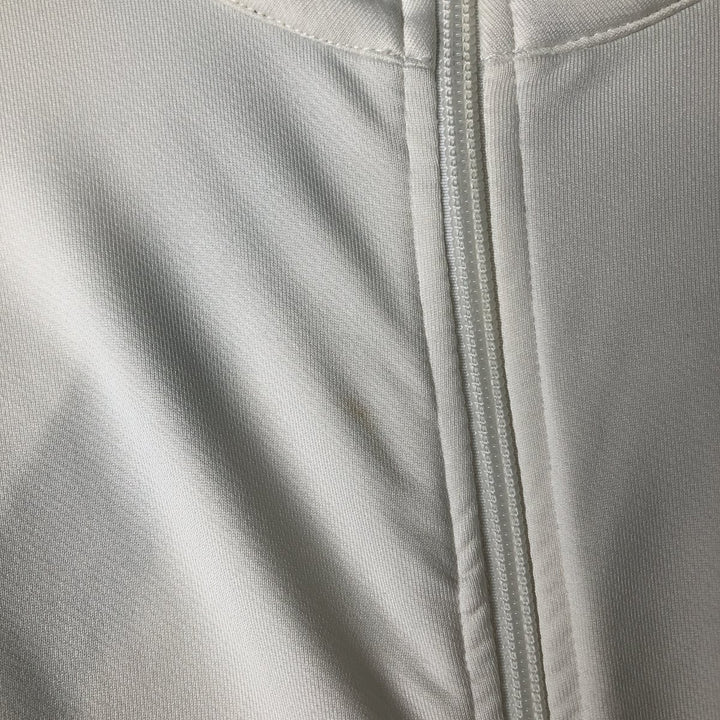 2000'S Nike Jersey Track Jacket, Women's, Size XL polyester pale white type Vintage Second Hand