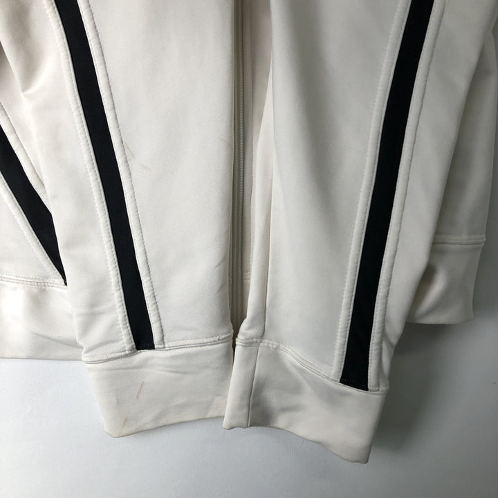 2000'S Nike Jersey Track Jacket, Women's, Size XL polyester pale white type Vintage Second Hand