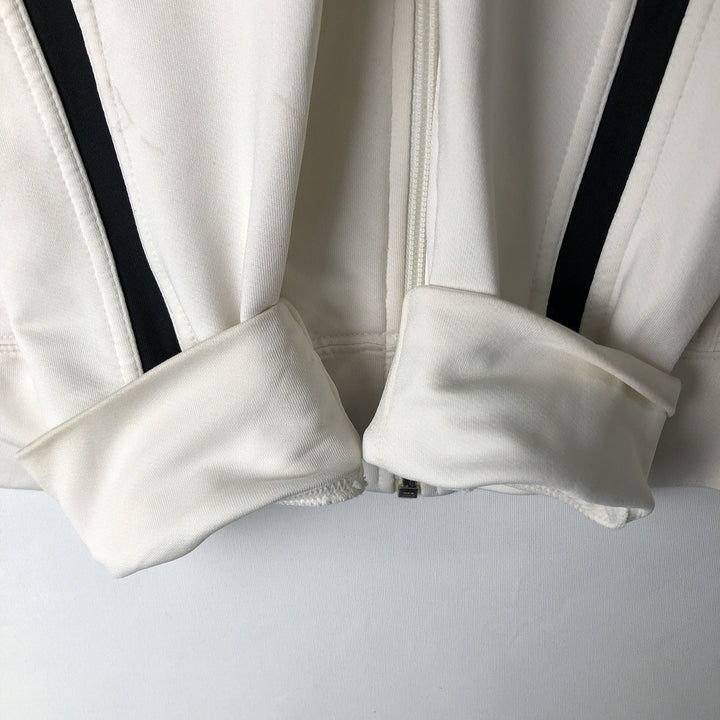 2000'S Nike Jersey Track Jacket, Women's, Size XL polyester pale white type Vintage Second Hand