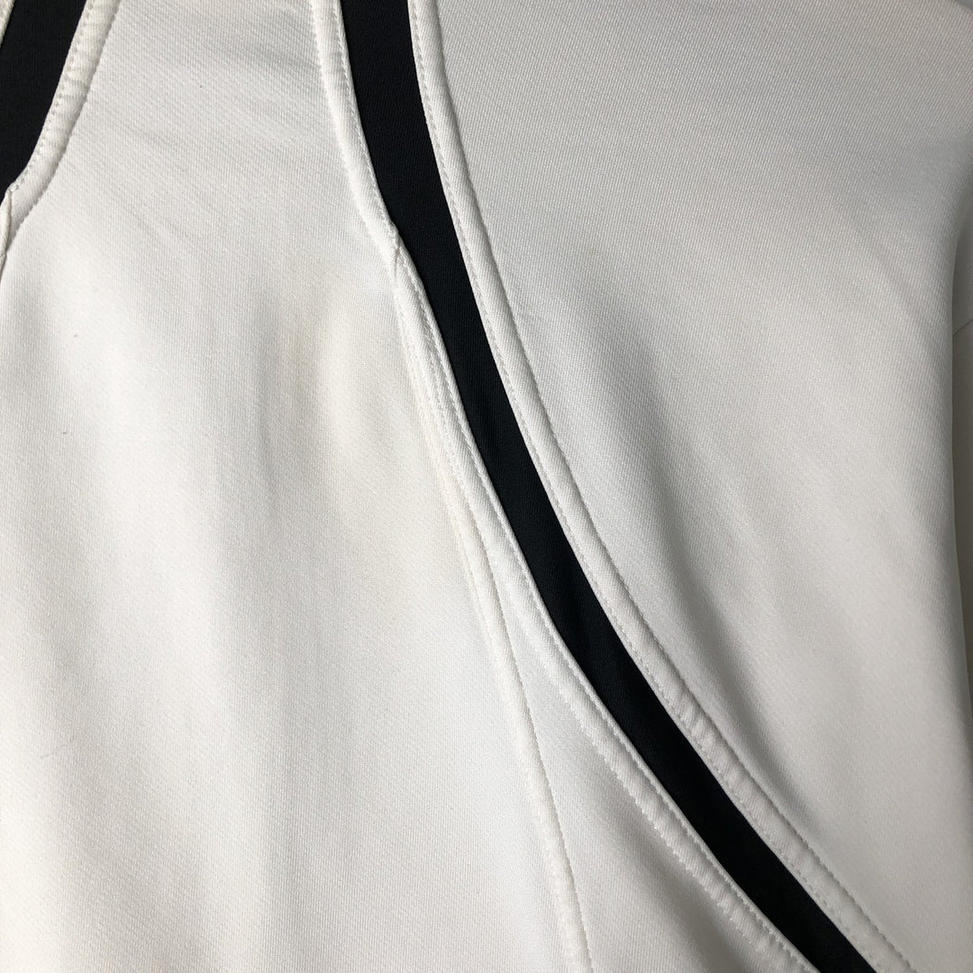 2000'S Nike Jersey Track Jacket, Women's, Size XL polyester pale white type Vintage Second Hand