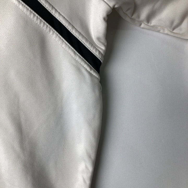 2000'S Nike Jersey Track Jacket, Women's, Size XL polyester pale white type Vintage Second Hand
