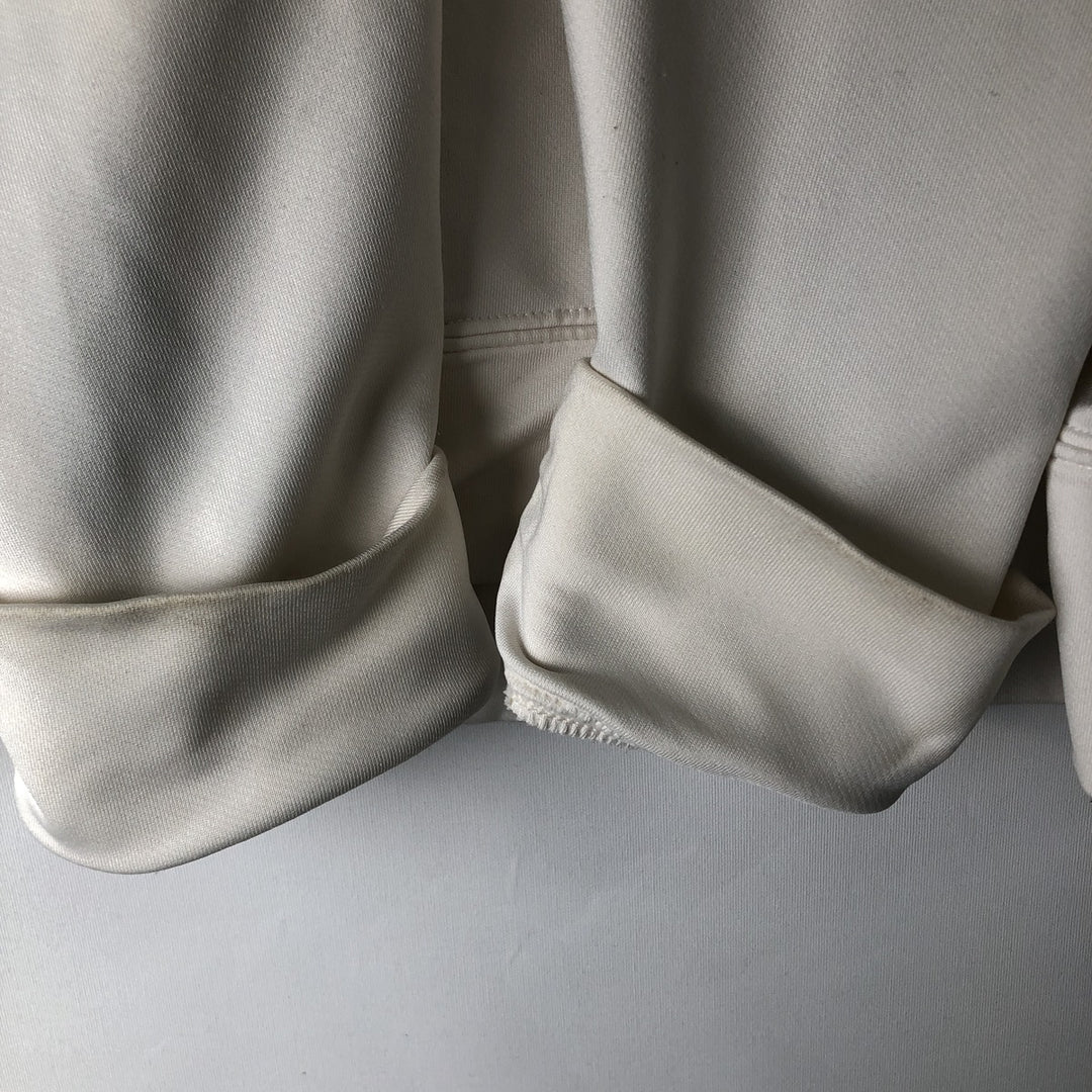 2000'S Nike Jersey Track Jacket, Women's, Size XL polyester pale white type Vintage Second Hand