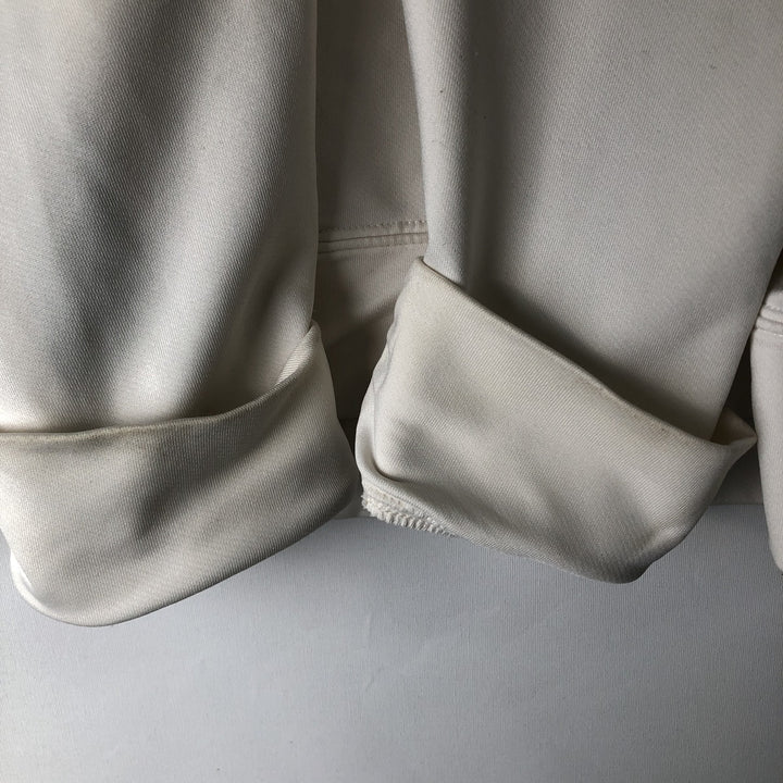 2000'S Nike Jersey Track Jacket, Women's, Size XL polyester pale white type Vintage Second Hand