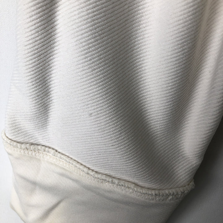 2000'S Nike Jersey Track Jacket, Women's, Size XL polyester pale white type Vintage Second Hand