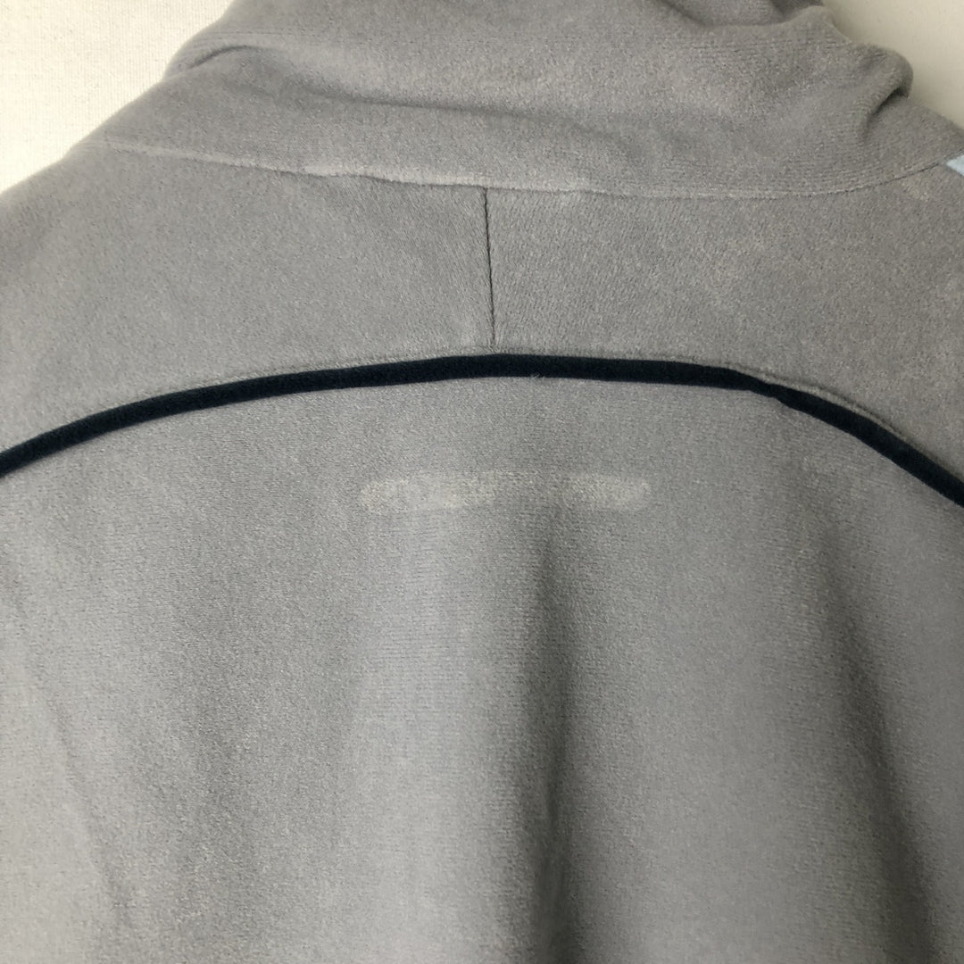 00'S adidas Velour Jersey Track Jacket Men's M size polyester gray type Vintage Second Hand