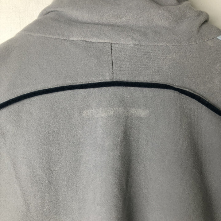 00'S adidas Velour Jersey Track Jacket Men's M size polyester gray type Vintage Second Hand