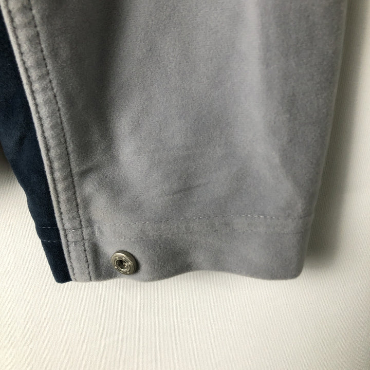 00'S adidas Velour Jersey Track Jacket Men's M size polyester gray type Vintage Second Hand