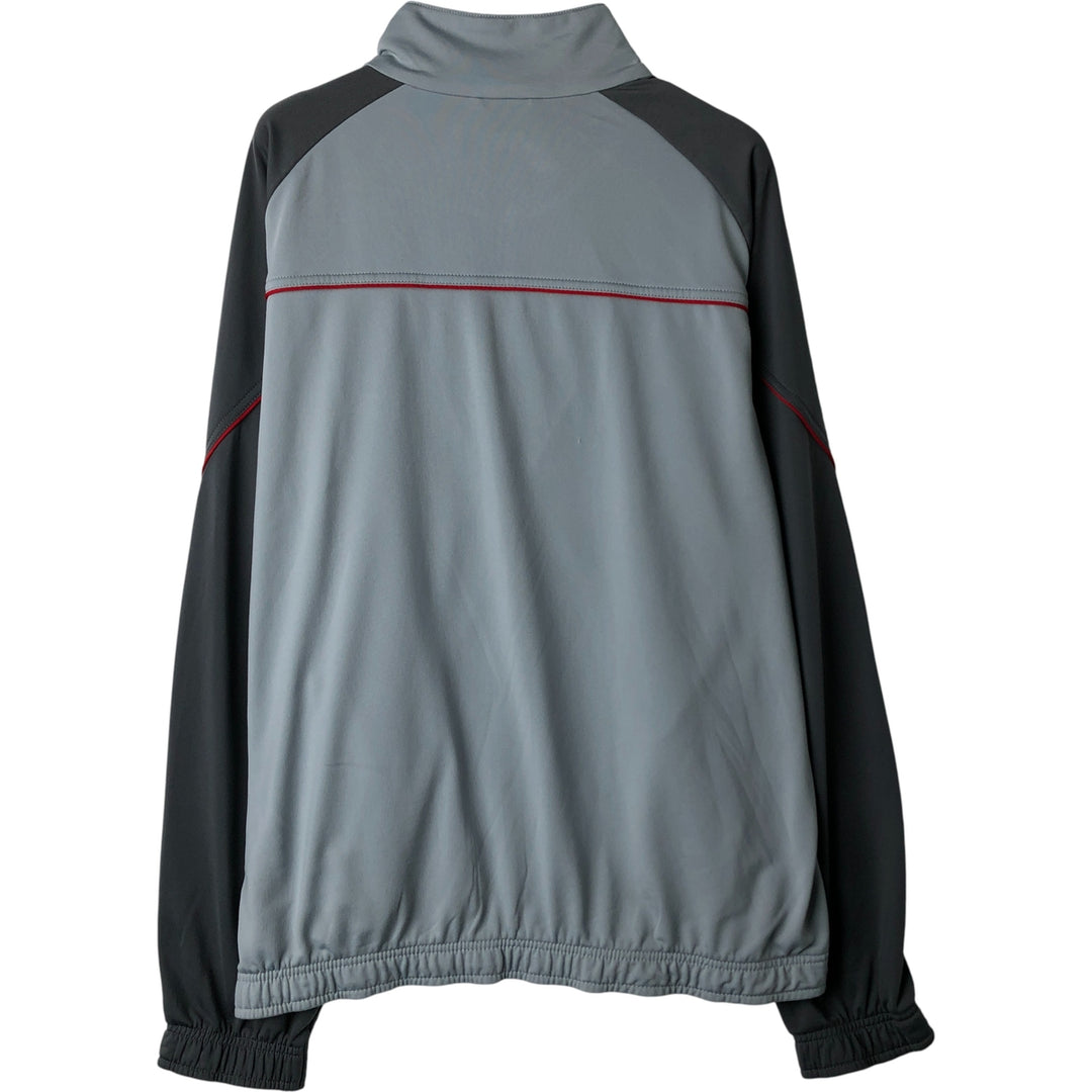 00'S Nike Jersey Track Jacket Men's L size polyester gray type Vintage Second Hand