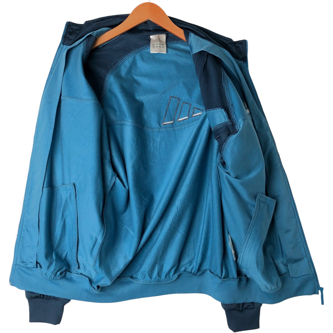 00'S adidas back logo jersey track jacket men's size L polyester blue type Vintage Second Hand
