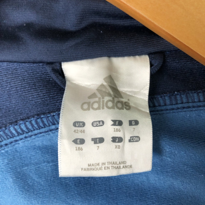 00'S adidas back logo jersey track jacket men's size L polyester blue type Vintage Second Hand