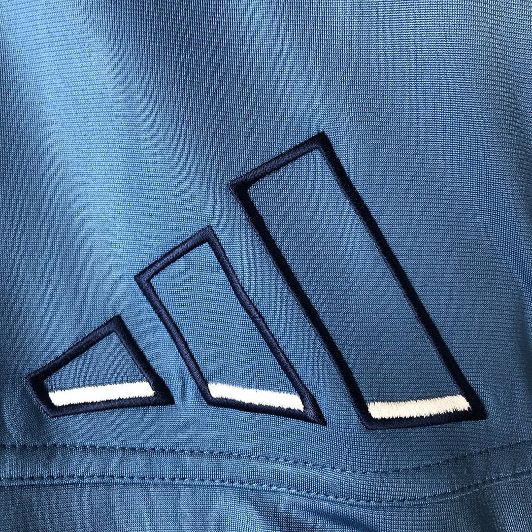 00'S adidas back logo jersey track jacket men's size L polyester blue type Vintage Second Hand
