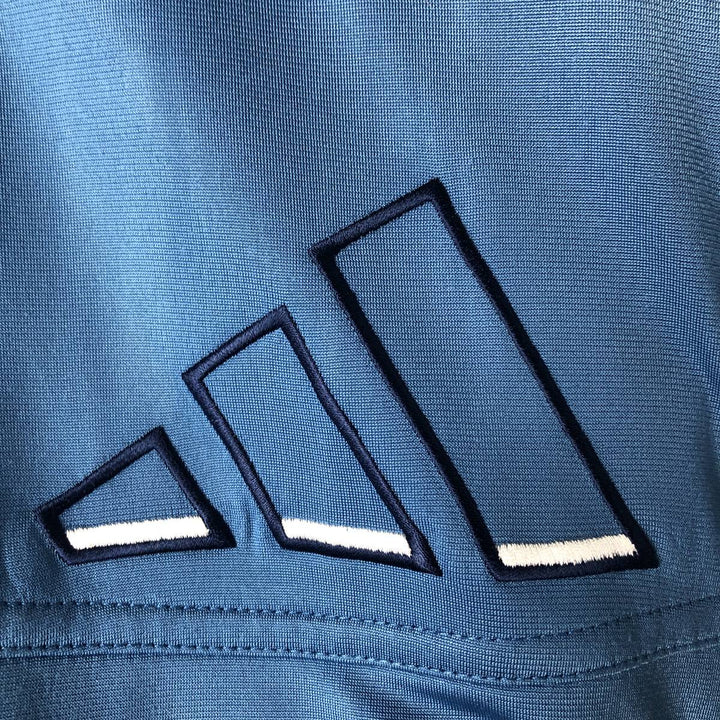 00'S adidas back logo jersey track jacket men's size L polyester blue type Vintage Second Hand