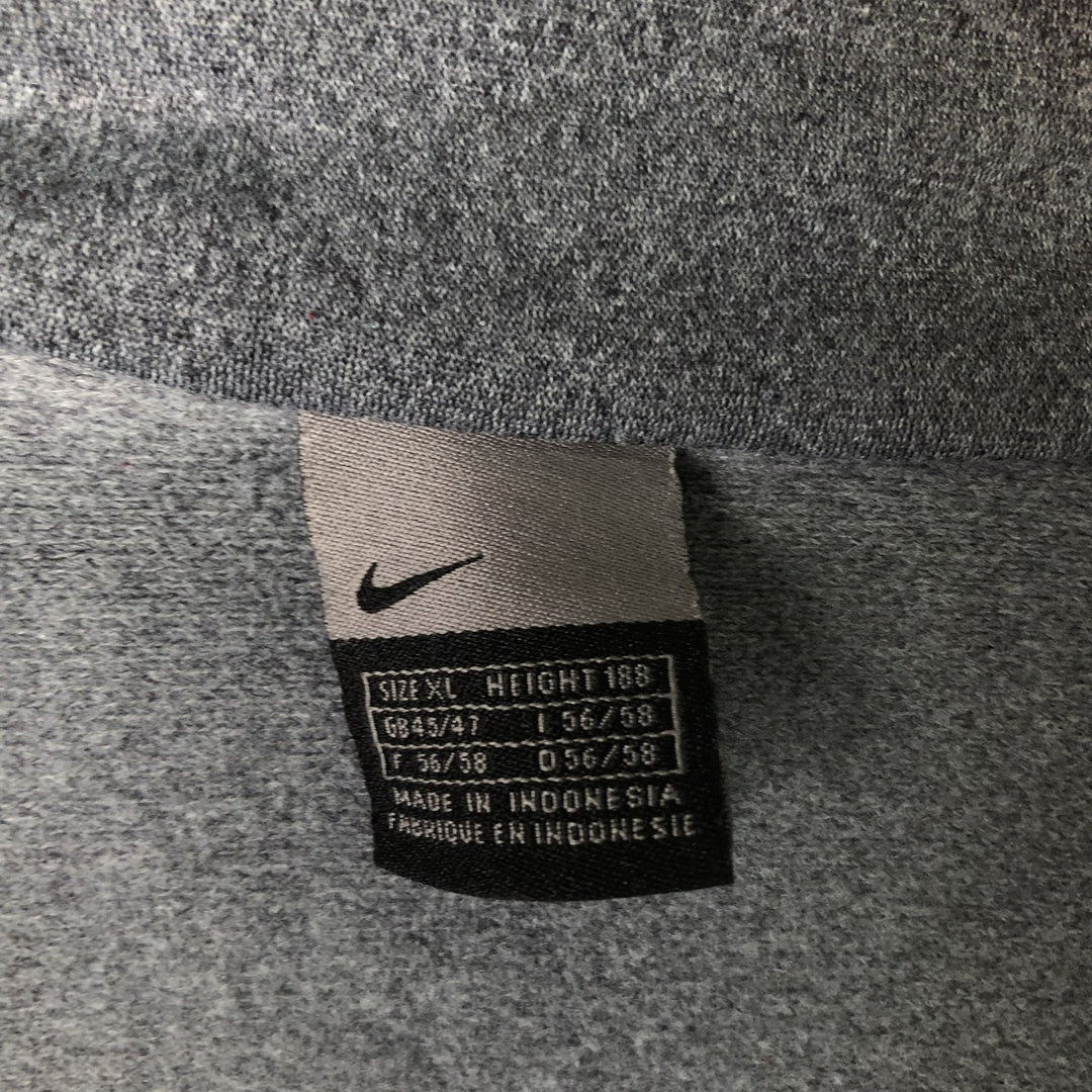 00'S Nike Jersey Track Jacket Men's XL polyester gray type Vintage Second Hand