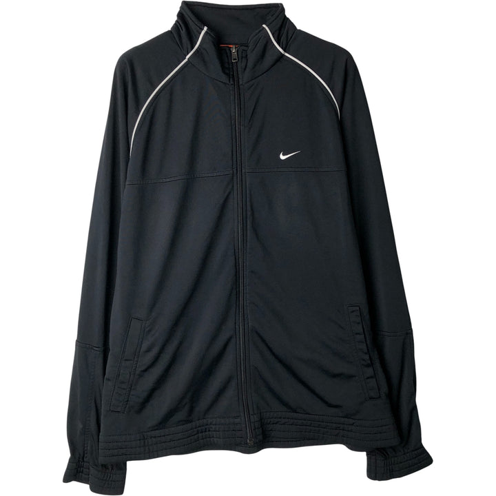 Nike Jersey Track Jacket Men's Size L polyester black type Vintage Second Hand