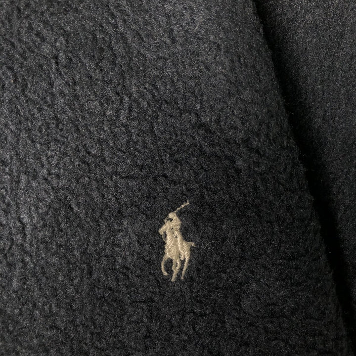 Ralph Lauren POLO by Ralph Lauren Swing Top Type Fleece Jacket Men's L size polyester black type Vintage Second Hand