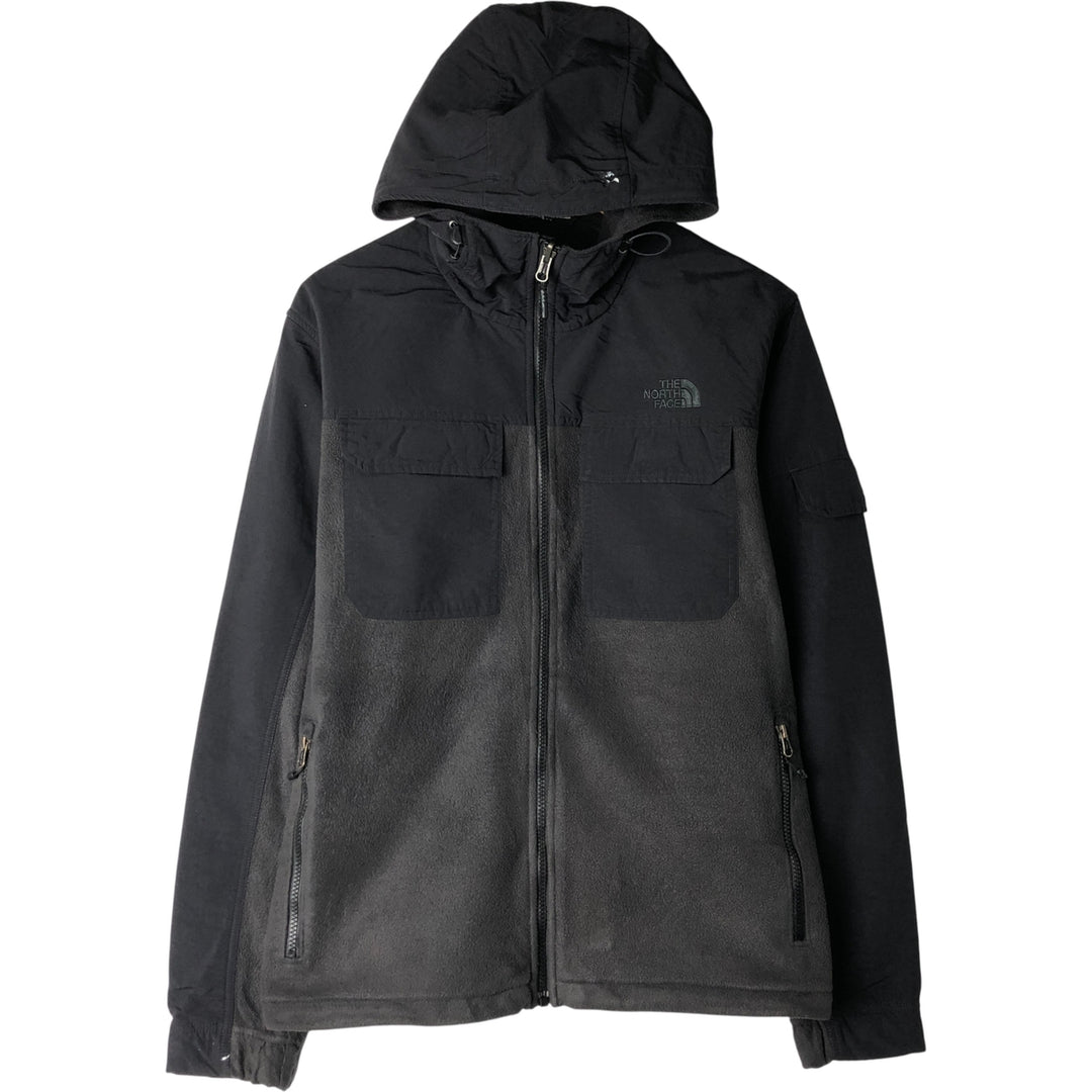 The North Face Salinas Nylon and Fleece Parka, Men's Size M polyester black type Vintage Second Hand