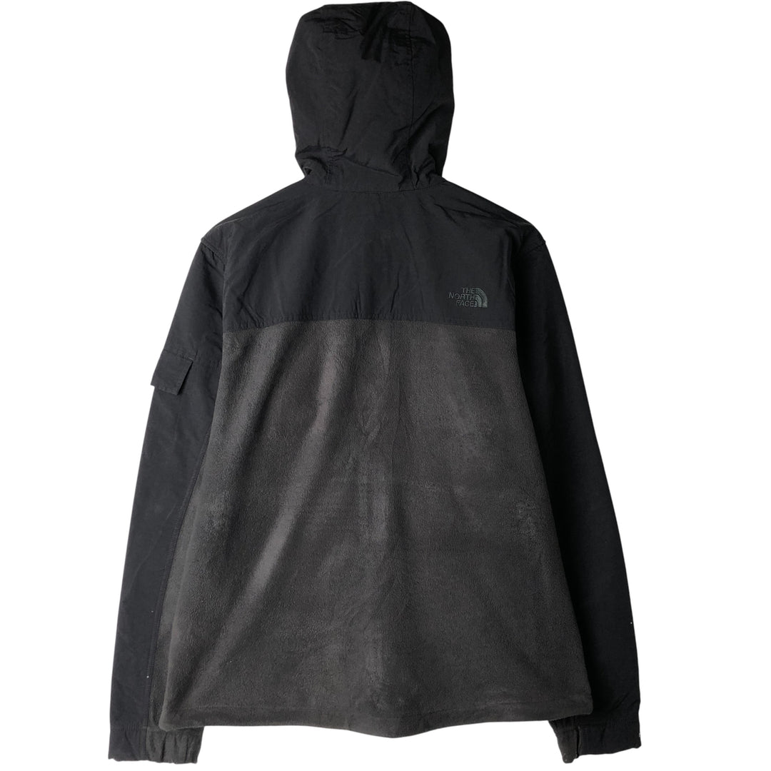 The North Face Salinas Nylon and Fleece Parka, Men's Size M polyester black type Vintage Second Hand