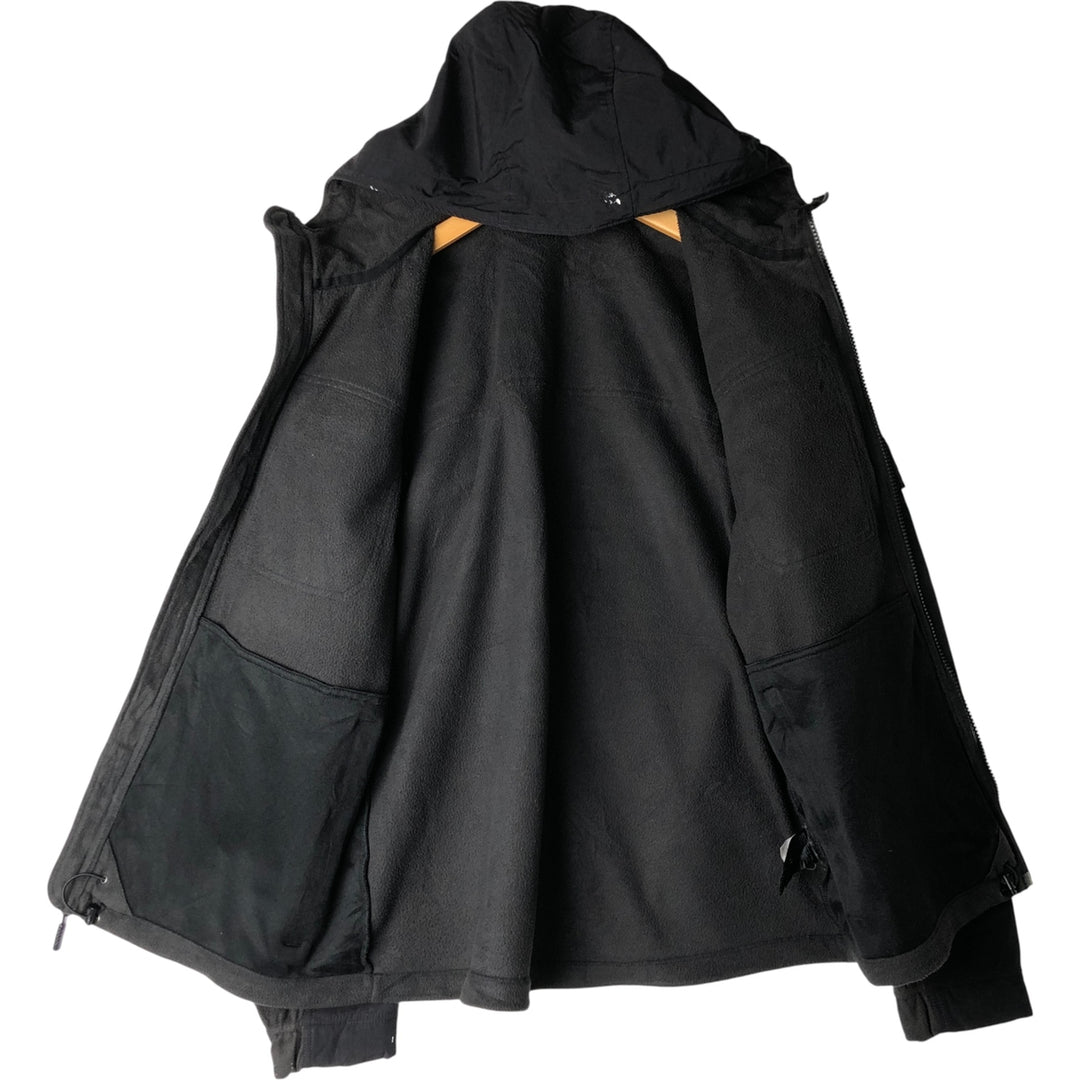 The North Face Salinas Nylon and Fleece Parka, Men's Size M polyester black type Vintage Second Hand