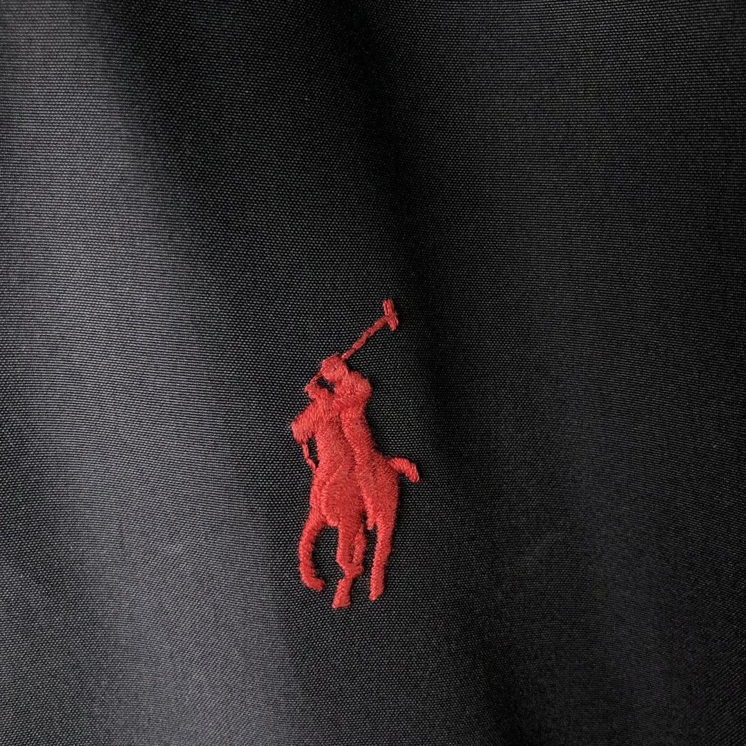 Ralph Lauren POLO by Ralph Lauren fleece jacket, men's size S polyester black type Vintage Second Hand