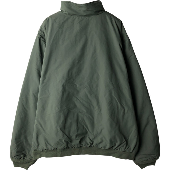 90s-00'S LLBean Men's XXL Vintage Padded Puffer Jacket Nylon Khaki type Vintage Second Hand