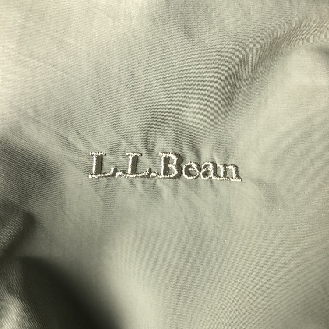 90s-00'S LLBean Men's XXL Vintage Padded Puffer Jacket Nylon Khaki type Vintage Second Hand