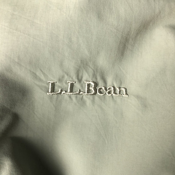 90s-00'S LLBean Men's XXL Vintage Padded Puffer Jacket Nylon Khaki type Vintage Second Hand