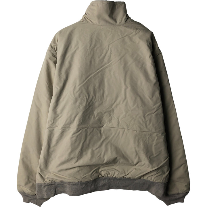 90s-00'S LLBean Men's XL Vintage Padded Puffer Jacket Nylon Beige type Vintage Second Hand
