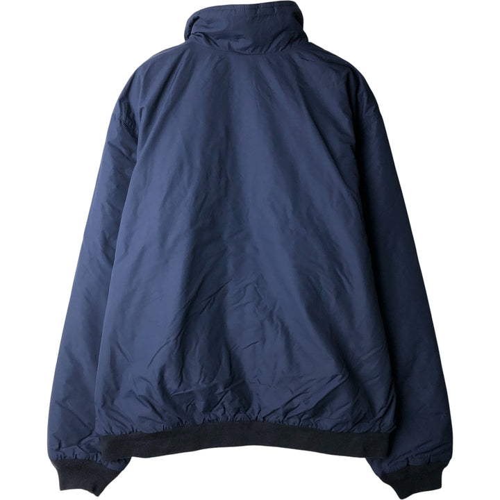 90s-00'S LLBean Men's XL Vintage Padded Puffer Jacket Nylon navy blue type Vintage Second Hand