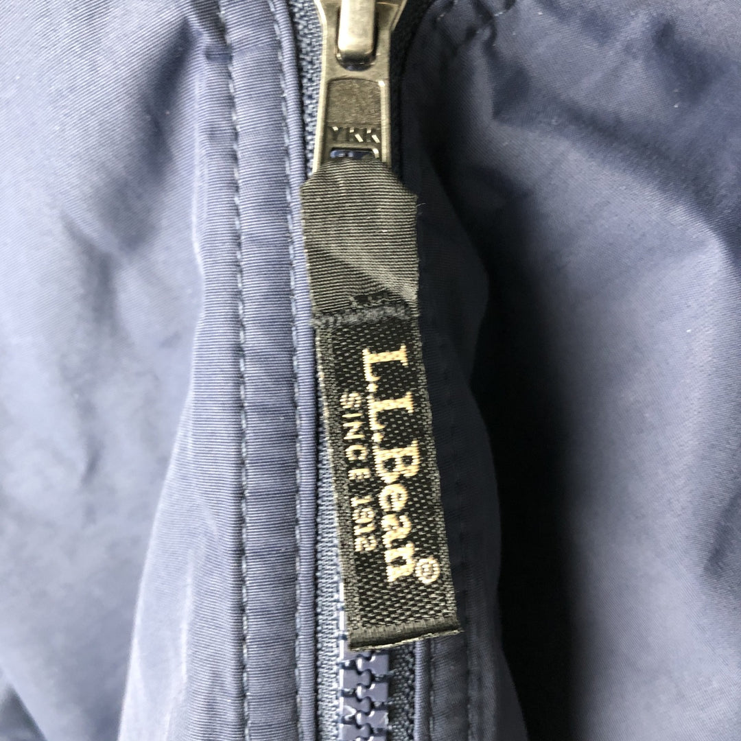 90s-00'S LLBean Men's XL Vintage Padded Puffer Jacket Nylon navy blue type Vintage Second Hand