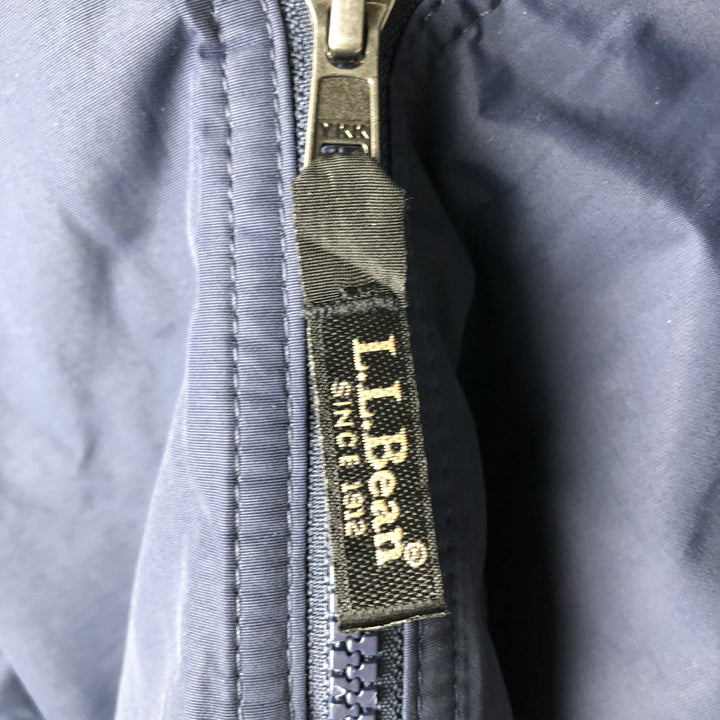 90s-00'S LLBean Men's XL Vintage Padded Puffer Jacket Nylon navy blue type Vintage Second Hand