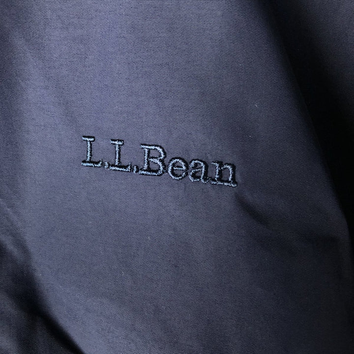 90s-00'S LLBean Men's XL Vintage Padded Puffer Jacket Nylon navy blue type Vintage Second Hand