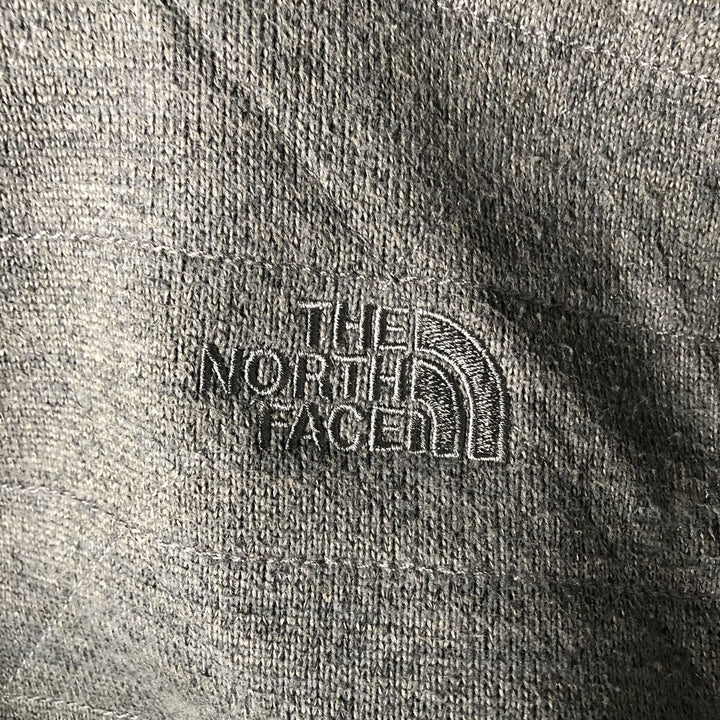 The North Face Camouflage Pattern Fleece Reversible Puffer Jacket (Men's Size L) polyester gray type Vintage Second Hand