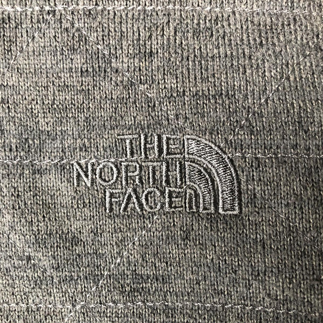 The North Face Camouflage Pattern Fleece Reversible Puffer Jacket (Men's Size L) polyester gray type Vintage Second Hand