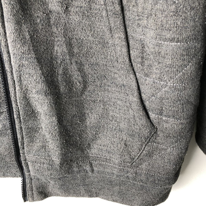 The North Face Camouflage Pattern Fleece Reversible Puffer Jacket (Men's Size L) polyester gray type Vintage Second Hand