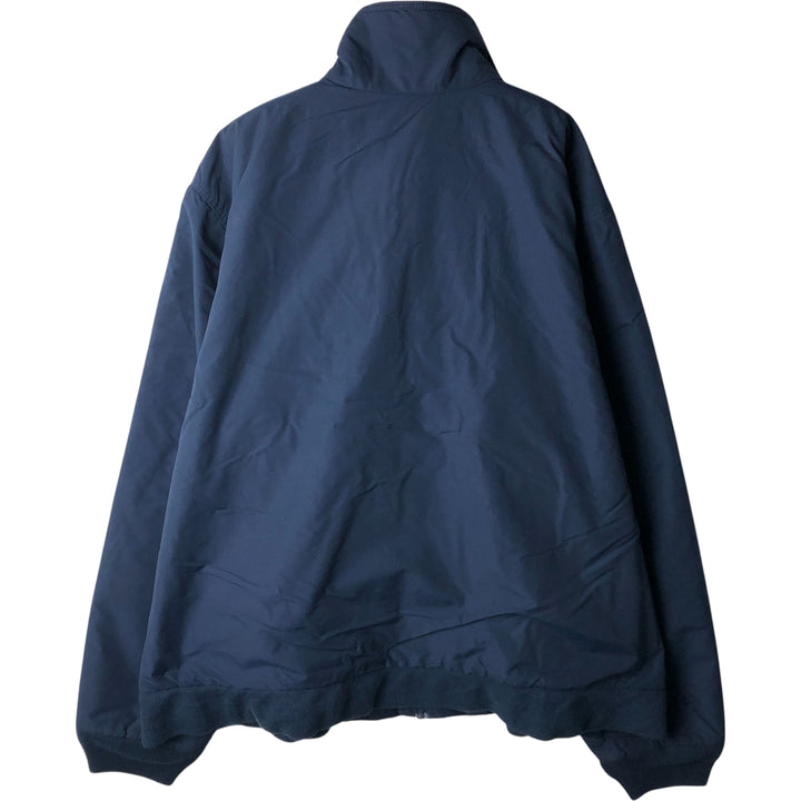 90s-00'S LLBean Men's XL Vintage Padded Puffer Jacket Nylon navy blue type Vintage Second Hand