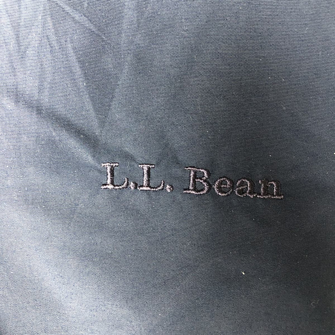 90s-00'S LLBean Men's XL Vintage Padded Puffer Jacket Nylon navy blue type Vintage Second Hand